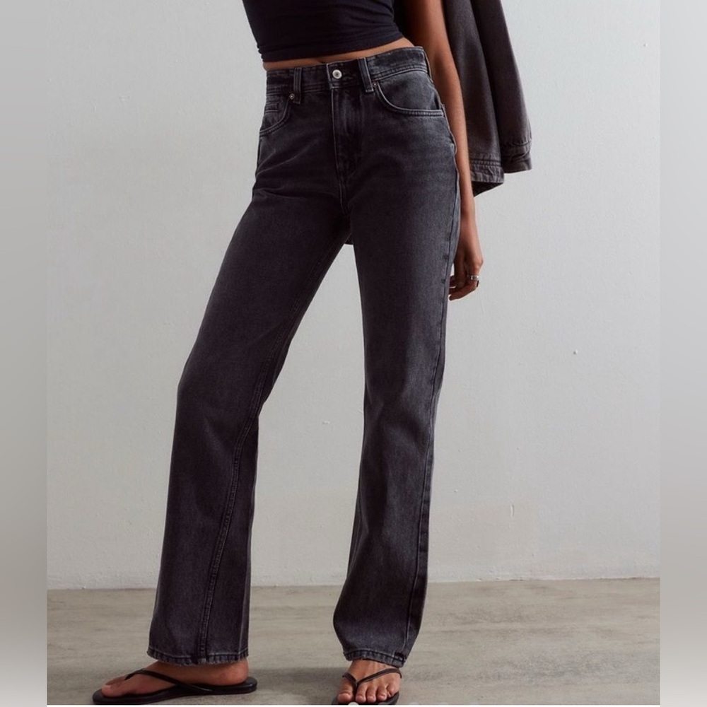 We The Free Black Straight Leg Jeans
